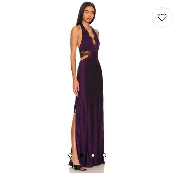 Kylie Lace Cutout Gown in Boysenberry
NICHOLAS #purple #gown #nicholas #… - Picture 5 of 5